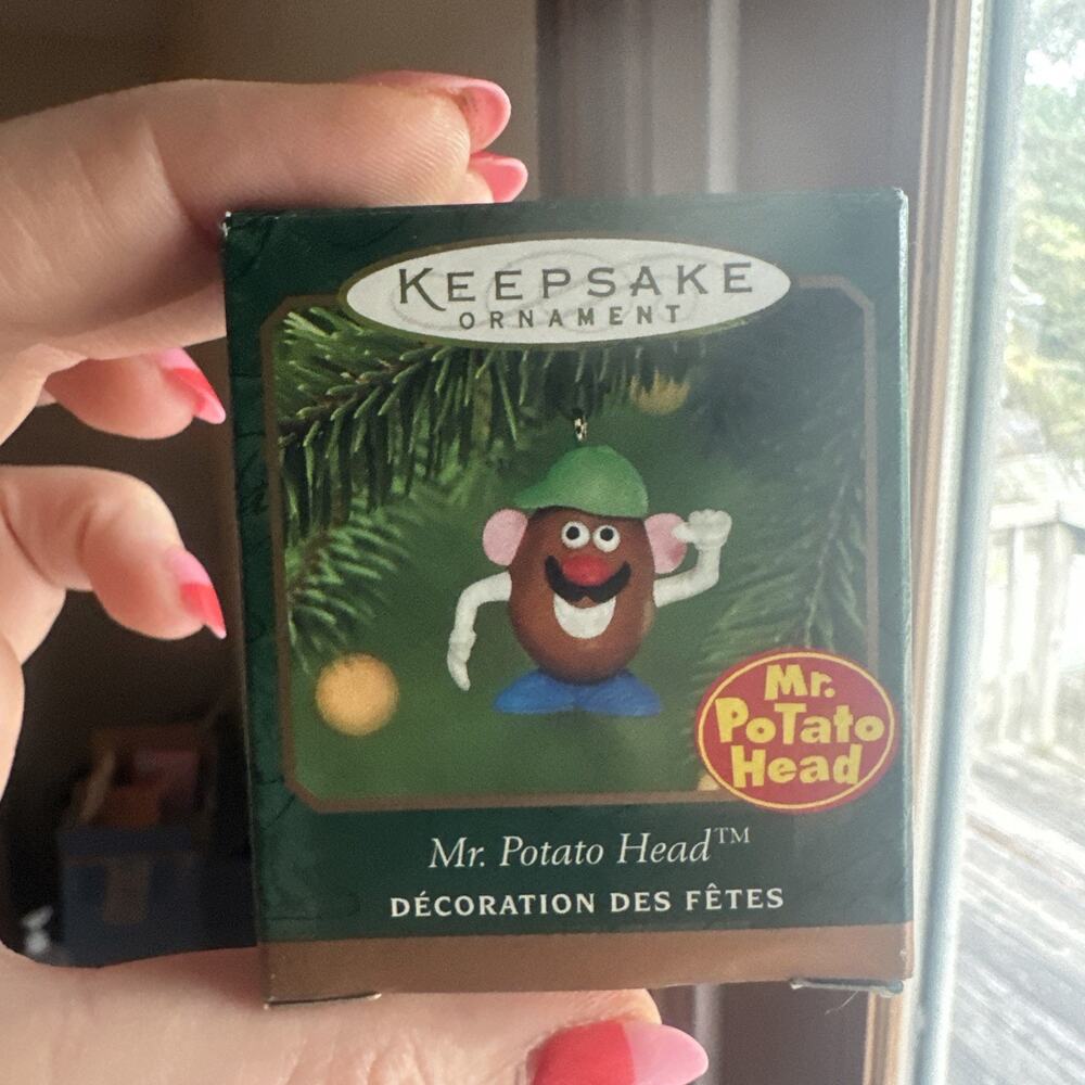 Hallmark 2000 Mr. Potato Head Miniature Christmas Keepsake Ornament